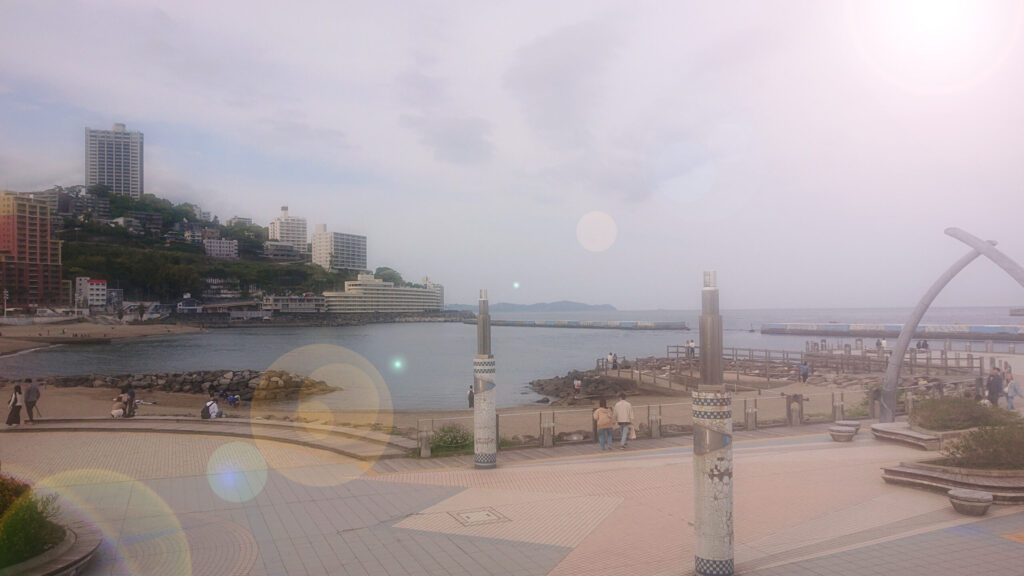 熱海サンビーチ遠景