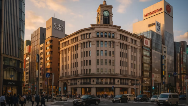 銀座の風景_夕方