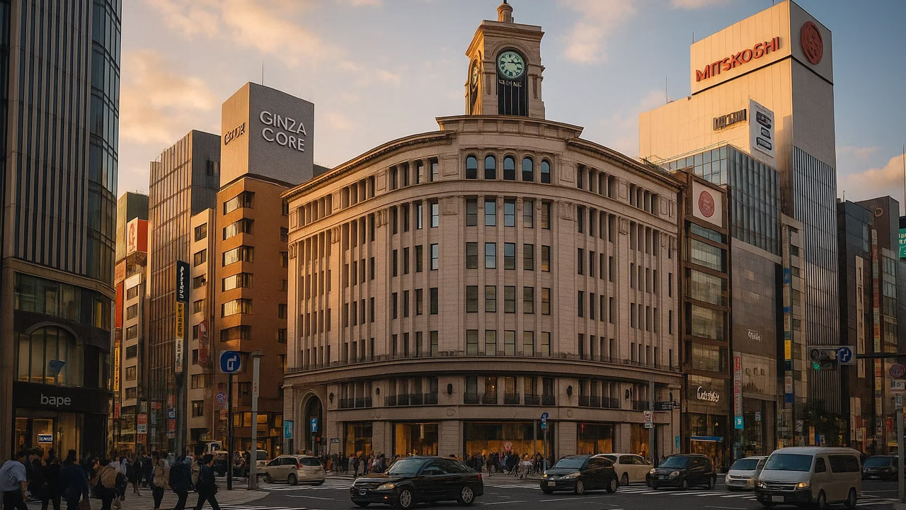 銀座の風景_夕方